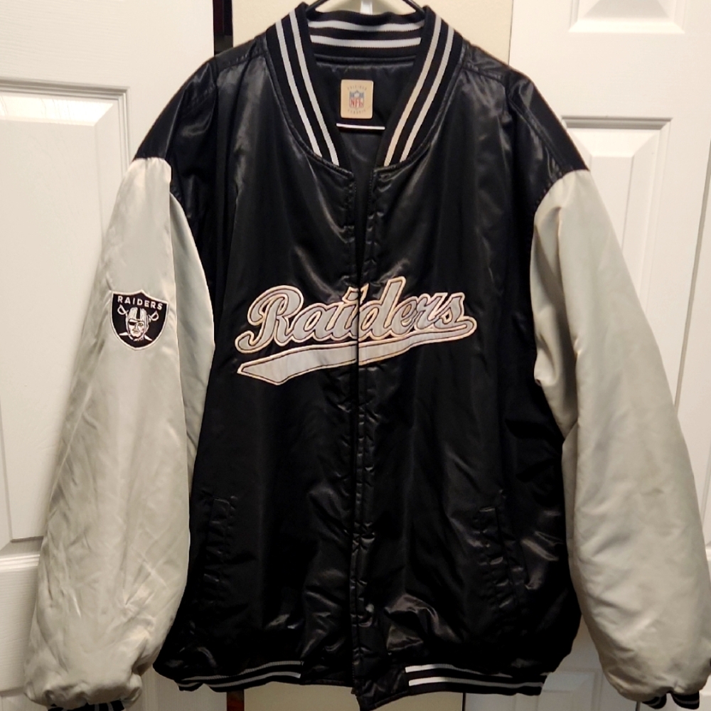Gridiron 90s Reversible Oakland Raider Varsity Jacket
